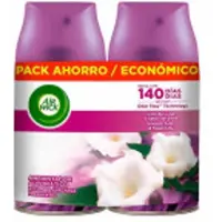 Air Wick Smooth Satin & Moon Lily luftfräschare - 2x250ml