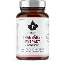 Pureness Tranbär + D-mannose 60 kapslar