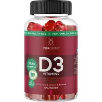 VitaYummy Vitamin D3 Hallon 60 Gummies