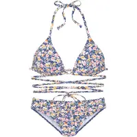 Buffalo Bikini blå / ljusgul / orange / rosa