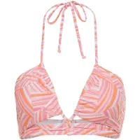 LASCANA Bikiniöverdel orange / rosa / rosa / vit