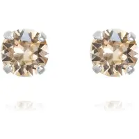 Caroline Svedbom Classic Stud örhängen silk rhodium