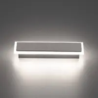 FISCHER&HONSEL GMBH LED vägglampa Aluro, dimbar, Aluminium / grå / zink, Vardagsrum / matsal, Metall, Modern, LED-vägglampa, vägglampa inomhus