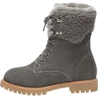 EVER AU Dam Sittella Fashion Chunky Boots - Grå