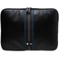 BMW Carbon & Blue Stripe fodral för en 14" bärbar dator - svart