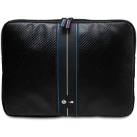 BMW Carbon & Blue Stripe fodral för en 16" bärbar dator - svart