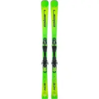 Elan Ace Slx Fusion X + Emx 12.0 Gw Fus X Blk/grn [f] Alpint Skidpaket