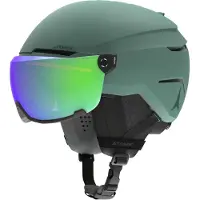 Atomic Savor Visor Stereo, Skidhjälm med Visir, Grön
