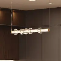 Maytoni Pendellampa Cosmo, Mässing / guld, Vardagsrum / matsal, Metall, Modern