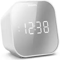 Philips Radio Väckarklocka TAR4406 Med Spegelyta
