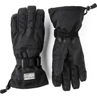 Hestra Gauntlet Sr. - 5 Finger Black/Black