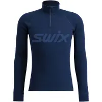 Swix RaceX Merino Half Zip/Pants set, herr, navy