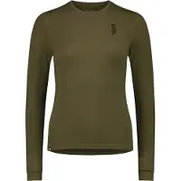 Mons Royale Women's Cascade Merino Flex 200 Long Sleeve Dark Olive