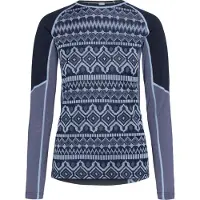 Kari Traa - Underställ dam - Malia LS Dark Navy Blue för UnisexUll - Storlek XS - Marinblå