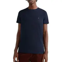 Tommy Hilfiger T-shirt 'Flex' nattblå / röd / vit
