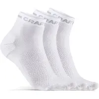 Craft Core Dry Mid Sock 3-pack White