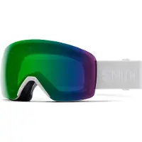 Smith Skyline - Skidglasögon White Vapor ChromaPop Green Mirror Cat 3