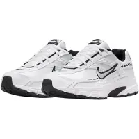 Nike Låg sneaker 'Initiator' silvergrå / svart / vit