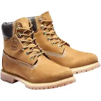 Timberland för kvinnor. TB1103602141 6 Inch Premium bruna vattentäta läderkängor med snörning (38 W), Hud, Karta, Nyckelband, Casual, Hållba