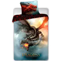 MCU Flygande drake sängkläder 140x200 cm – 100 % bomull