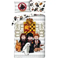 MCU Lego Harry Potter sängkläder 140 x 200 cm 100% bomull