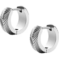 Fossil Harlow silvernfärgade hoops JF04666040