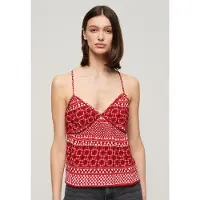Superdry Printed Woven ärmlös T-shirt
