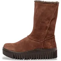 Art för kvinnor. 1151111FQ003_012 Ankelstövlar i läder 1511 brun (40), Hud, Karta, Zip, Casual