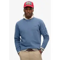 Superdry för män. M2013751A Essential Logo Crew Sweatshirt blå (XL), Casual, Bomull, Hållbar
