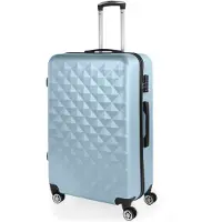 Itaca unisex. 771770-03 Large suitcase Diamond blue (OSFA), Casual, ABS / Polycarbonate, Big