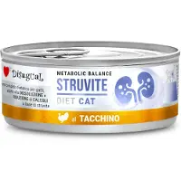 Disugual Diet Struvite Kalkon Våtfoder För Katt 12x85g