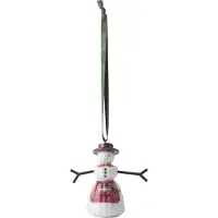 Kähler Hammershøi Christmas Snögumma hängande 9 cm Vit