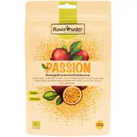 Rawpowder Passionfrukt pulver Frystorkad 125 gram