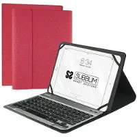 Subblim Keytab Pro Bluetooth 10.1-tums Dubbelsidigt Fodral Med Tangentbord