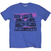 Ginza.se The Sex Pistols: Unisex T-Shirt/Pretty Vacant Coaches (Royal Blue) (XX-Large)