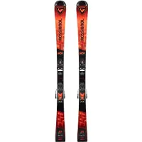Rossignol - Skidpaket (skidor + bindning) - Hero Multievent Nx 7 Gw Lifter Black Hot Red 2025 för UnisexUll - Barnstorlek 134 cm - Röd