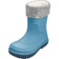 Playshoes Gummistövel neonblå / gråmelerad