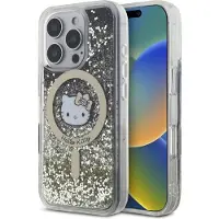 Hello Kitty Liquid Glitter Fever MagSafe-fodral för iPhone 16 Pro Max - Guld