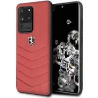 Ferrari Hardcase FEHQUHCS69RE S20 Ultra G988 röd/röd Heritage