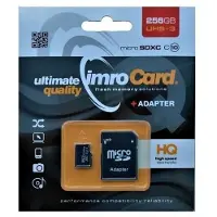 IMRO MicroSDXC 256 GB Class 10 UHS-I/U3 card (2_409499)