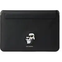 Karl Lagerfeld Saffiano Karl&Choupette fodral för en 14" bärbar dator - svart