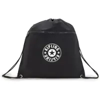 Kipling Ryggsäck 'SUPERTABOO' svart / vit