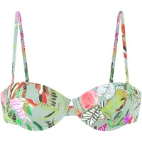s.Oliver Bikiniöverdel mint / mörkgrön / lax / off-white