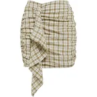 St MRLO Kjol 'GATHER' beige / brun