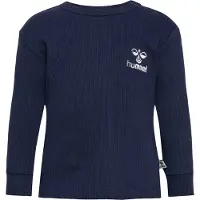 Hummel Tröja - Rib - hmlSami - Black Iris - - 74 - Tröja