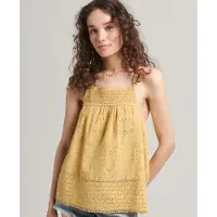 Superdry Vintage Woven Lace ärmlös T-shirt