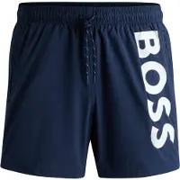 BOSS för män. 50514502 Bläckfisk baddräkt marinblå (S), Strandkläder, Polyamid, Marino