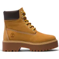 Timberland Stövlett med snörning 'Stone Street 6-Inch' konjak / mörkbrun / svart