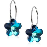 Blomdahl Örhängen Ear Ring, Flower, Turquoise - Stjärnurmakarna