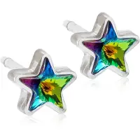 Blomdahl Örhängen, Green shimmer - Stjärnurmakarna